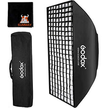 Load image into Gallery viewer, GODOX 60 x 60cm / 24inch Studio Flash Honeycomb Grid Softbox for Bowens Mount Flash Speedlites (SB-FW6060)
