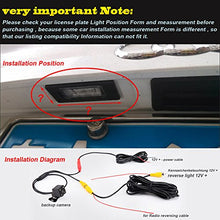 Load image into Gallery viewer, Navinio Waterproof Backup Camera Color Car Rear View Camera 170 Degree Viewing Angle License Plate for Ford Mondeo Fiesta MK6 KUGA Focus (2 Carriages) S-Max CHIA-X Galaxy MK3 Facelift C307
