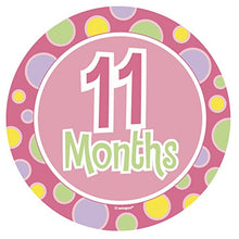 Load image into Gallery viewer, Monthly Baby Stickers &amp; Photography Props - Girl, 27pc
