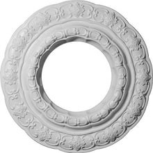 Load image into Gallery viewer, Ekena Millwork CM15LISHC Lisbon Ceiling Medallion, 15 3/8&quot;OD x 7&quot;ID x 1&quot;P (Fits Canopies up to 7&quot;), Hand-Painted Stone Hearth Crackle
