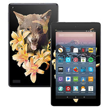 Load image into Gallery viewer, MightySkins Skin Compatible with Amazon Kindle Fire 7 (2017) - Wolfish Flowers | Protective, Durable, and Unique Vinyl Decal wrap Cover | Easy to Apply, Remove, and Change Styles | Made in The USA
