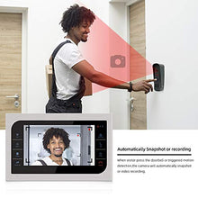 Load image into Gallery viewer, JeaTone Video Door Phone Intercom System,10 Inches Wired Video Doorbell System with IR Night VisionSupport Remote Unlock Door Release, Monitoring, Dual-Way Intercom for Villa Home Office Apartment
