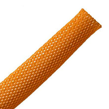 Load image into Gallery viewer, HellermannTyton 170-03076 Expandable Braided Sleeving, 0.25&quot; Dia, Orange, 1000.0 ft/Bulk Reel
