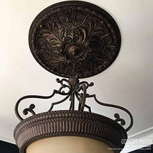 Load image into Gallery viewer, Ekena Millwork CM12AD2 Andrea Ceiling Medallion, 12&quot;OD x 8&quot;ID x 1/2&quot;P (Fits Canopies up to 8&quot;), Factory Primed
