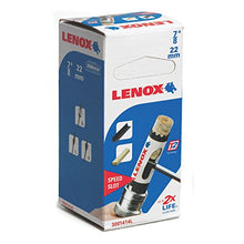 Load image into Gallery viewer, LENOX Tools Bi-Metal Speed Slot Hole Saw with T3 Technology, 7/8&quot;
