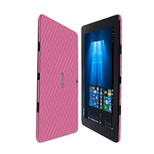 Load image into Gallery viewer, Skinomi Pink Carbon Fiber Full Body Skin Compatible with Asus Transformer Book T100HA (Tablet Only)(Full Coverage) TechSkin with Anti-Bubble Clear Film Screen Protector
