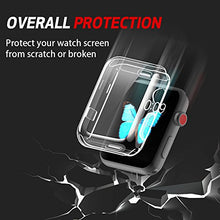Load image into Gallery viewer, E-ZT Apple Watch case, Iwatch Screen Protector All-Around TPU Protective hd Clear Ultra-Thin Cover comparable for New Apple Watches Series, comparable to Any Bands/Accessories(42mm)
