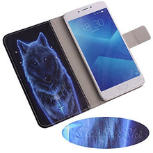Load image into Gallery viewer, TienJueShi Wolf Fashion Style Book Stand Flip PU Leather Protector Case Cover Skin Etui Wallet for NUU Mobile G1 5.7 inch
