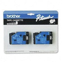 Load image into Gallery viewer, Genuine Original Brother P -TOUCH Tape Black/white ( 1/2 X 25) TC-20
