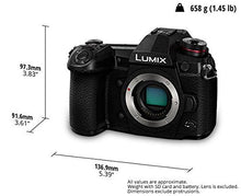 Load image into Gallery viewer, PANASONIC LUMIX G9 Mirrorless Camera Body, 20.3 Megapixels Plus 80 Megapixel High-Resolution Mode, 5-Axis Dual I.S2, DC-G9KBODY (USA Black) (Renewed)
