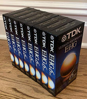 TDK Ultimate Performance E-HG Extra High Grade VHS T-120 Blank Video Tape