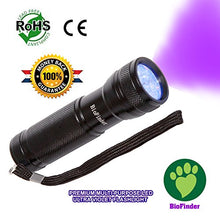 Load image into Gallery viewer, BioFinder The UV LED Flashlight. Super Awesome Pet Urine Detector! Find Pet Stains, Hunt Scorpions, Check for Counterfeit Money &amp; More.
