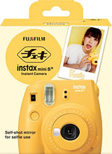 Load image into Gallery viewer, Fujifilm Instax Mini 8+ (Honey) Instant Film Camera + Self Shot Mirror for Selfie Use - International Version
