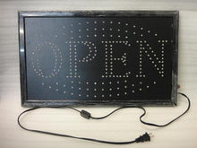 Load image into Gallery viewer, Flashing neon LED Open Sign 19&quot; X 10&quot; inch,
