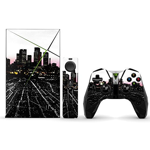 MightySkins Skin Compatible with NVIDIA Shield TV (2017) wrap Cover Sticker Skins Urban Night
