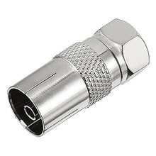 Load image into Gallery viewer, uxcell 3pcs Silver Tone BSP F Male to PAL Female Jack Adapter Linker
