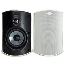 Load image into Gallery viewer, Polk Audio Atrium 6 Outdoor All-Weather Speakers with Bass Reflex Enclosure (Pair, White) | Broad Sound Coverage | Speed-Lock Mounting System
