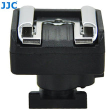 Load image into Gallery viewer, JJC Mini Advanced Shoe to Universal Shoe Adapter Converter Microphone Flash Light Holder for Canon Camcorder VIXIA HF G40 G21 G30 G20 GX10 M56 M52 M30 M31 M32 M300, HF S20 S21 S100 S200, HF200 HF20 21
