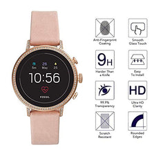 Load image into Gallery viewer, Youniker 3 Pack For Fossil Q Venture Gen 4 Screen Protector Tempered Glass For Fossil Women&#39;s Gen 4 Q Venture HR Smart Watch Screen Protectors Foils Glass 9H 0.3MM,Anti-Scratch,Bubble Free
