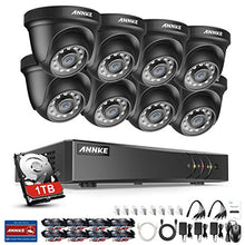 Load image into Gallery viewer, ANNKE Home Security Camera System 8 Channel 5MP Lite H.265+ DVR with 1TB Hard Drive and (8) HD 1080P Weatherproof CCTV Dome Cameras, Smart Playback, Instant email Alert with Image  E200
