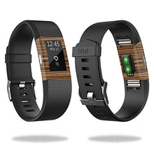 Load image into Gallery viewer, MightySkins Skin Compatible with Fitbit Charge 2 - Dark Zebra Wood | Protective, Durable, and Unique Vinyl Decal wrap Cover | Easy to Apply, Remove, and Change Styles | Made in The USA
