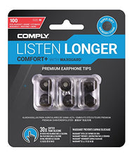 Load image into Gallery viewer, Comply Comfort Plus Tsx 100 Memory Foam Earphone Tips, Fits Etymotic, Klipsch, Westone &amp; More (Mediu
