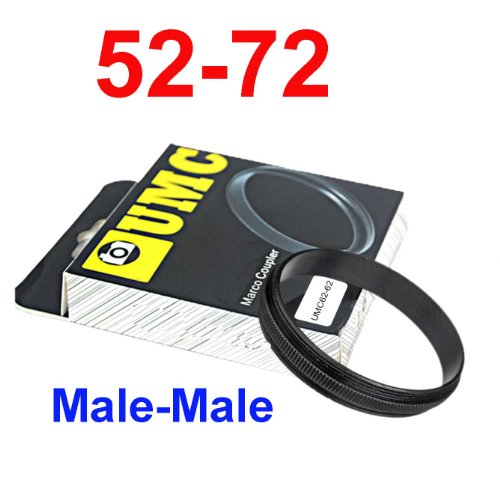 Male 52mm-72mm 52-72 mm Macro Reverse Ring / reversing