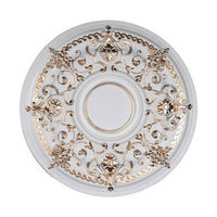 Ceiling Medallions - Ceiling Medallion for Chandeliers 29-1/4 inch (White)
