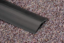 Load image into Gallery viewer, Black Box Cable Cover - 10-ft. 0.5&quot;x0.312&quot; Dia, Black - FloorTrak

