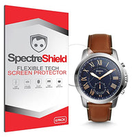 (6-Pack) Spectre Shield Screen Protector for Fossil Hybrid Smartwatch Q Grant Screen Protector Case Friendly Accessories Flexible Full Coverage Clear TPU Film