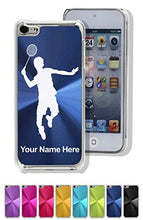 Load image into Gallery viewer, Case For Iphone 5C - Badminton Player - Personalized Engraving Included
