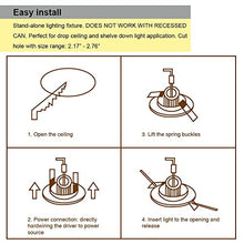 Load image into Gallery viewer, TORCHSTAR 3-Watt Acrylic LED Ceiling Light, 20-Watt Halogen Equivalent, 200 lm, Warm White (3000K), 30 Degree Beam Angle, AC 85V-265V, Drivers Included, LED Recessed Lighting Lamp for Indoor Lighting
