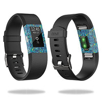 MightySkins Skin Compatible with Fitbit Charge 2 wrap Cover Sticker Skins Blue Veins