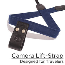 Load image into Gallery viewer, PONTE Camera Lift-Strap, Design for Travelers, Canvas, Midnight Blue
