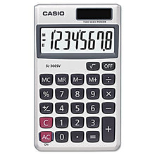 Load image into Gallery viewer, Casio CSOSL300SV - SL-300SV Handheld Calculator, White, 0.3&quot; x 2.8&quot; x 4.6&quot; (SL-300)
