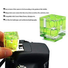 Load image into Gallery viewer, Camera Level Hot Shoe Level Hot Shoe Bubble Cover Combo Pack 3 Axis 2 Axis 1Axis Compatible with Nikon, Olympus, Pentax Digital and Film Cameras-4 Packs
