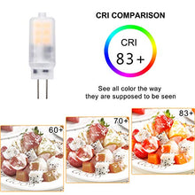 Load image into Gallery viewer, YUIIP G4 LED Light Bulb 2W AC/DC 12V Warm White 2700K G4 Bi-Pin Base Lamp 10W 15W 20W Halogen Bulbs Equivalent for Landscape Chandelier Under Cabinet Lighting, Non-dimmable, No Flicker, Pack of 10
