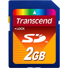 Load image into Gallery viewer, TRANSCEND TS2GSDC CARD, SD, 2GB (10 pieces)
