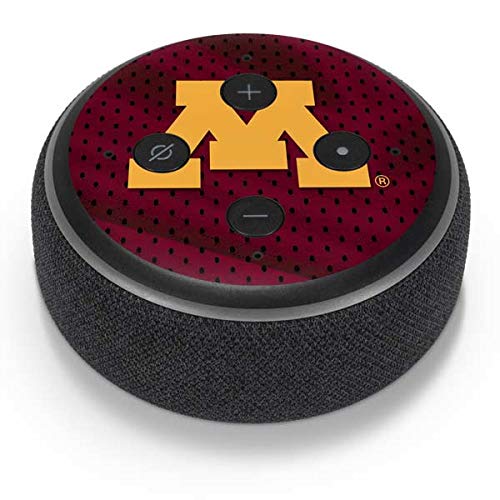 Skinit Decal Audio Skin Compatible with Amazon Echo Dot 3 - Officially Licensed College Minnesota Red Jersey Design