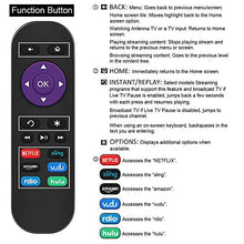 Load image into Gallery viewer, Gvirtue Remote Control Replacement for Roku Express, Roku Express+, Roku Box Model: Roku 1, Roku 2(HD, XD, XS), Roku 3, Roku LT, HD, XD, XDS, Roku N1
