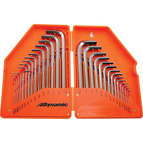 Dynamic Tools D043206 SAE and Metric Hex Key Set (30 Piece).028