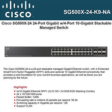 Load image into Gallery viewer, Cisco Small Business SG500X-24 Switch 24Ports Managed Rack-mountable Model SG500X-24-K9-NA
