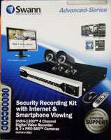 SWANN SWDVK-413002-RS 4-Channel DVR with 2 480TVL Cameras