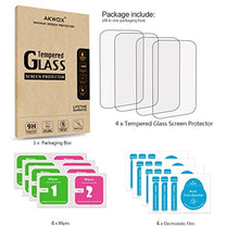 Load image into Gallery viewer, (Pack of 4) Tempered Glass Screen Protector for Garmin Edge 1000, Akwox 0.3mm 9H Hard Scratch-resistant Screen Protector for Garmin Edge 1000

