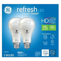 Refresh HD LED Light Bults, Daylight, 1100 Lumens, 13-Watts, 2-Pk.