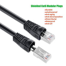 Load image into Gallery viewer, Outdoor Ethernet 150ft Cat6 Cable, IMONTA Shielded Grounded UV Resistant Waterproof Buried-able Network Cord
