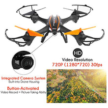 Load image into Gallery viewer, SereneLife WiFi Predator FPV Drone, 2.4G 6-Gyro Quadcopter 4 Channel with HD Camera and Live Video, Headless Mode Function Gravity and Induction RC Drone with Low Voltage Alarm - AZSLRD36WIFI
