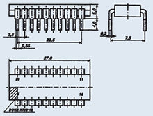 Load image into Gallery viewer, S.U.R. &amp; R Tools IC/Microchip USSR K555IR22 Analogue SN74LS373N 15 pcs
