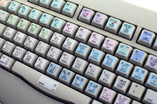 Load image into Gallery viewer, Smoke Galaxy Series Keyboard Stickers Shortcuts 12X12 Size
