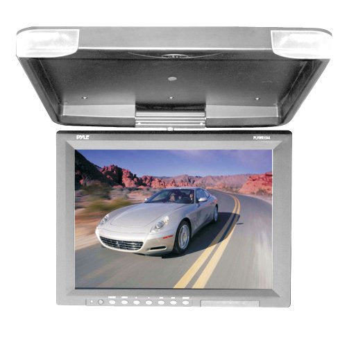 Pyle 15.1-Inch Hi-Res Flip Down Roof Mount LCD Monitor and IR Transmitter